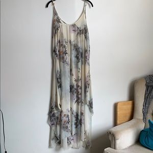 Sheer Free People slip dress